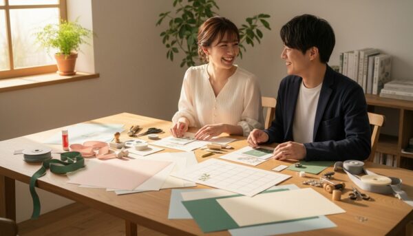 ペーパーアイテム（招待状・席次表）を手作りして結婚式費用を節約！ - 1