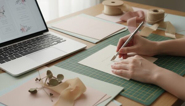 ペーパーアイテム（招待状・席次表）を手作りして結婚式費用を節約！ - 2