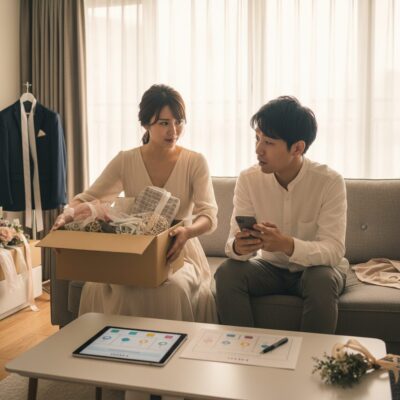 新郎が準備を手伝ってくれない！協力的になってもらうための役割分担 アイキャッチ